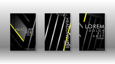 Geometrik tasarım arka planlı kapak kitabı.