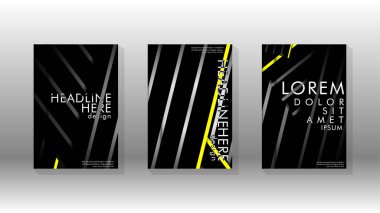 Geometrik tasarım arka planlı kapak kitabı.