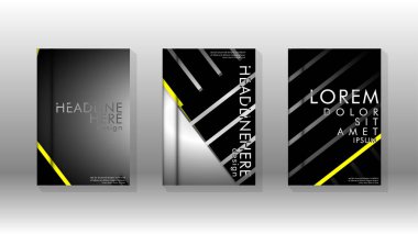 Geometrik tasarım arka planlı kapak kitabı.