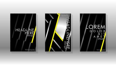 Geometrik tasarım arka planlı kapak kitabı.