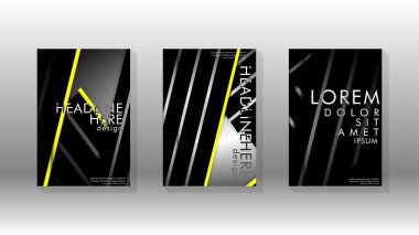 Geometrik tasarım arka planlı kapak kitabı.