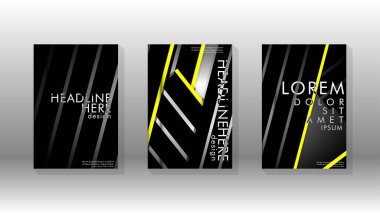 Geometrik tasarım arka planlı kapak kitabı.