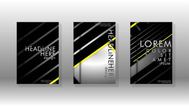 Geometrik tasarım arka planlı kapak kitabı.