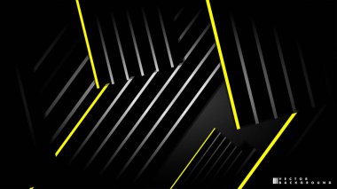 Soyut vektör arkaplanı. Geometrik Çizgiler - Yaratıcı ve İlham Tasarımı