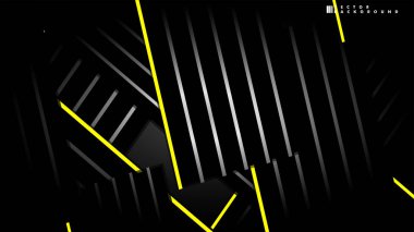 Soyut vektör arkaplanı. Geometrik Çizgiler - Yaratıcı ve İlham Tasarımı