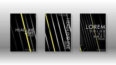 Geometrik tasarım arka planlı kapak kitabı.