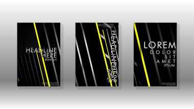 Geometrik tasarım arka planlı kapak kitabı.