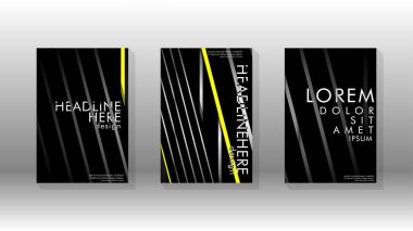 Geometrik tasarım arka planlı kapak kitabı.