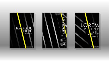 Geometrik tasarım arka planlı kapak kitabı.