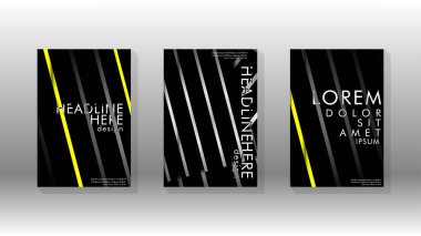 Geometrik tasarım arka planlı kapak kitabı.