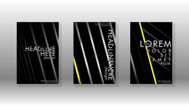 Geometrik tasarım arka planlı kapak kitabı.