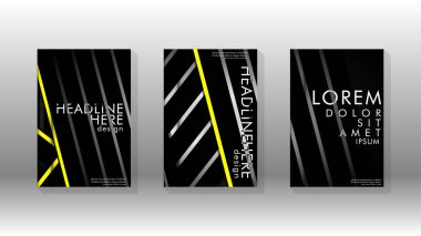 Geometrik tasarım arka planlı kapak kitabı.