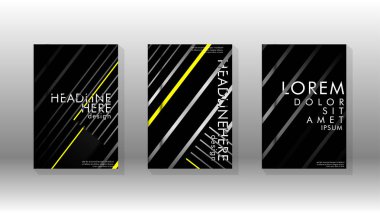 Geometrik tasarım arka planlı kapak kitabı.