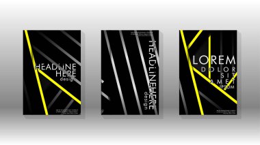 Geometrik tasarım arka planlı kapak kitabı.