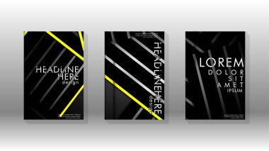 Geometrik tasarım arka planlı kapak kitabı.