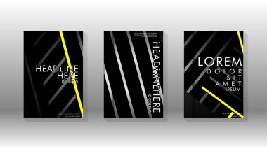 Geometrik tasarım arka planlı kapak kitabı.