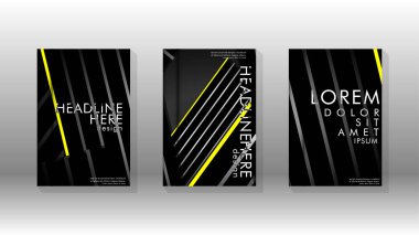 Geometrik tasarım arka planlı kapak kitabı.