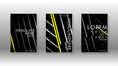 Geometrik tasarım arka planlı kapak kitabı.