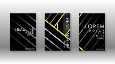 Geometrik tasarım arka planlı kapak kitabı.