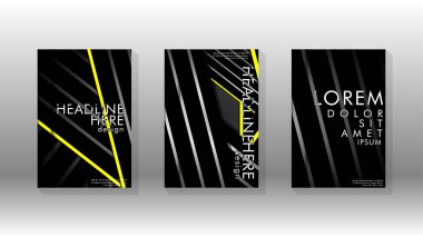 Geometrik tasarım arka planlı kapak kitabı.