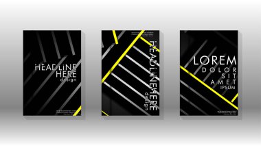 Geometrik tasarım arka planlı kapak kitabı.