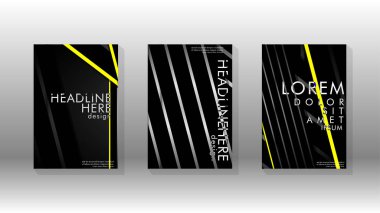 Geometrik tasarım arka planlı kapak kitabı.