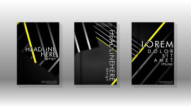 Geometrik tasarım arka planlı kapak kitabı.