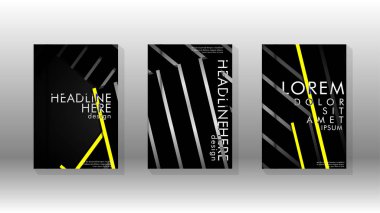 Geometrik tasarım arka planlı kapak kitabı.