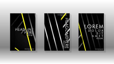 Geometrik tasarım arka planlı kapak kitabı.