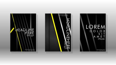 Geometrik tasarım arka planlı kapak kitabı.