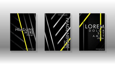 Geometrik tasarım arka planlı kapak kitabı.