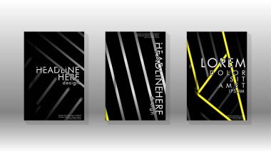 Geometrik tasarım arka planlı kapak kitabı.