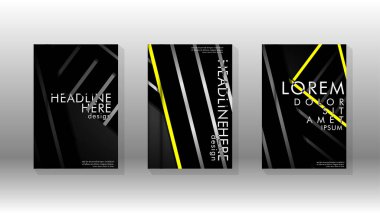 Geometrik tasarım arka planlı kapak kitabı.