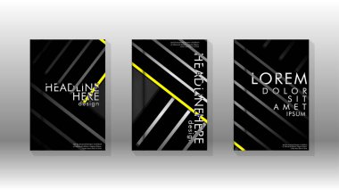 Geometrik tasarım arka planlı kapak kitabı.