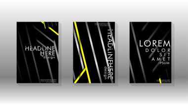 Geometrik tasarım arka planlı kapak kitabı.