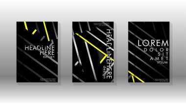 Geometrik tasarım arka planlı kapak kitabı.