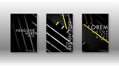 Geometrik tasarım arka planlı kapak kitabı.