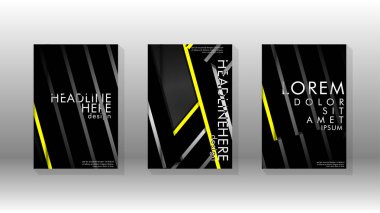 Geometrik tasarım arka planlı kapak kitabı.