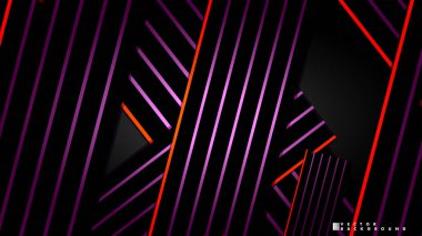 Soyut vektör arkaplanı. Geometrik Çizgiler - Yaratıcı ve İlham Tasarımı