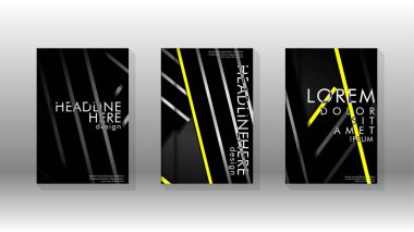 Geometrik tasarım arka planlı kapak kitabı.