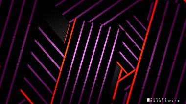 Soyut vektör arkaplanı. Geometrik Çizgiler - Yaratıcı ve İlham Tasarımı