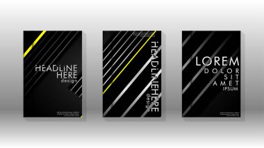 Geometrik tasarım arka planlı kapak kitabı.