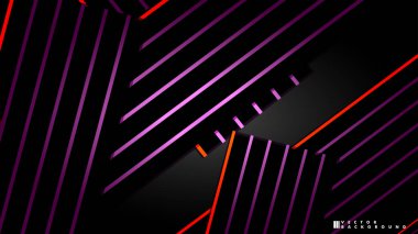 Soyut vektör arkaplanı. Geometrik Çizgiler - Yaratıcı ve İlham Tasarımı