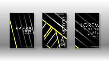 Geometrik tasarım arka planlı kapak kitabı.