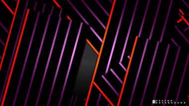 Soyut vektör arkaplanı. Geometrik Çizgiler - Yaratıcı ve İlham Tasarımı