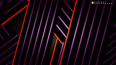 Soyut vektör arkaplanı. Geometrik Çizgiler - Yaratıcı ve İlham Tasarımı