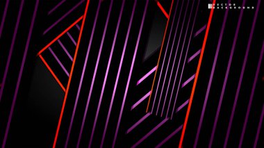 Soyut vektör arkaplanı. Geometrik Çizgiler - Yaratıcı ve İlham Tasarımı