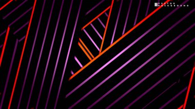 Soyut vektör arkaplanı. Geometrik Çizgiler - Yaratıcı ve İlham Tasarımı