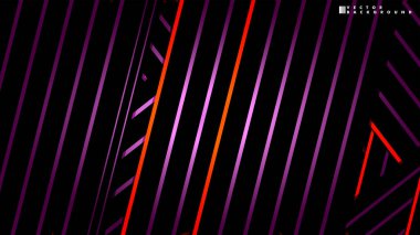 Soyut vektör arkaplanı. Geometrik Çizgiler - Yaratıcı ve İlham Tasarımı