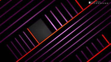 Soyut vektör arkaplanı. Geometrik Çizgiler - Yaratıcı ve İlham Tasarımı